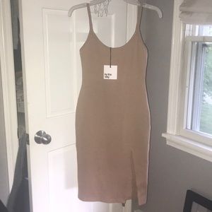 NWT By The Way dress S nude color